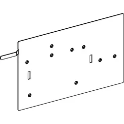 Schneider Electric KSB63EGP KSA Zubehör, Montageplatte für Messtechnik für KSB63SM  - 5 Stück