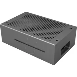 RPI CASE ALU01B - Gehäuse für Raspberry Pi 4, Alu, schwarz