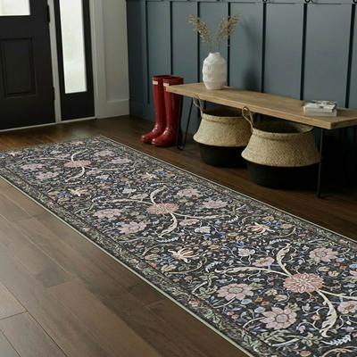 Hunter Washable Printed Chenille Rug