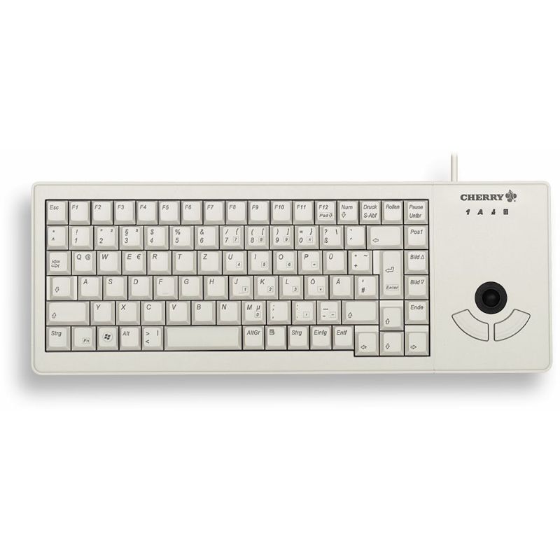 CHERRY G84-5400LUMDE-0 USB Deutsch weiß (kabelgebunden)