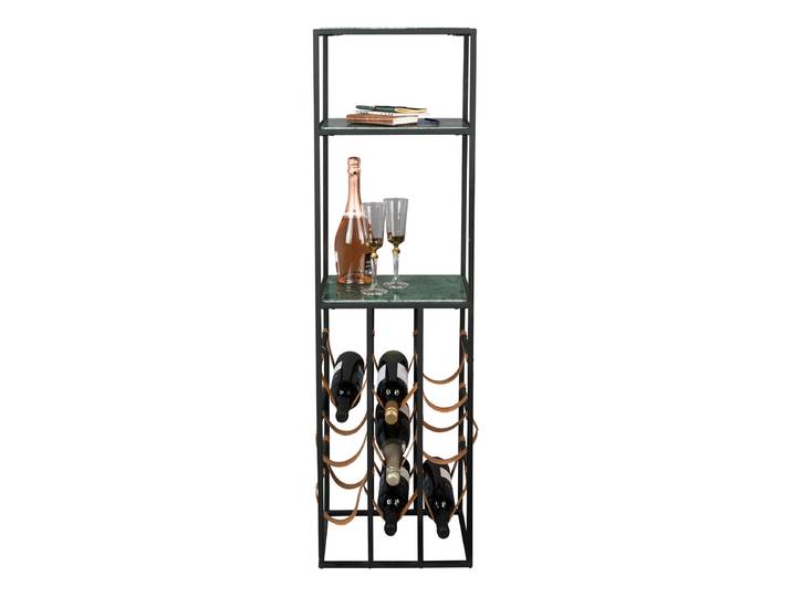 Dutchbone Wijnkast Mil Groen marmer, 125.5 x 36cm