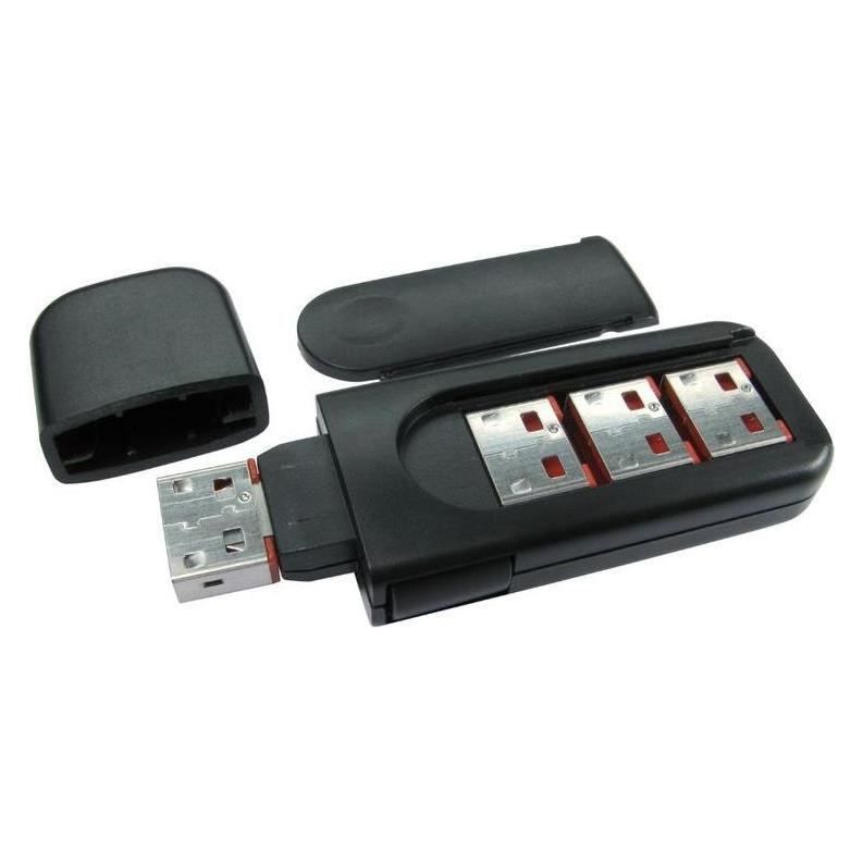 RS PRO USB-Port-Schloss mit Schlüssel A Stecker, Steckmontage (2355196)