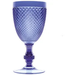 Excelsa Set Von 6 Gläser Diamond Plastik 8,5X8,5X18 Cm Blau