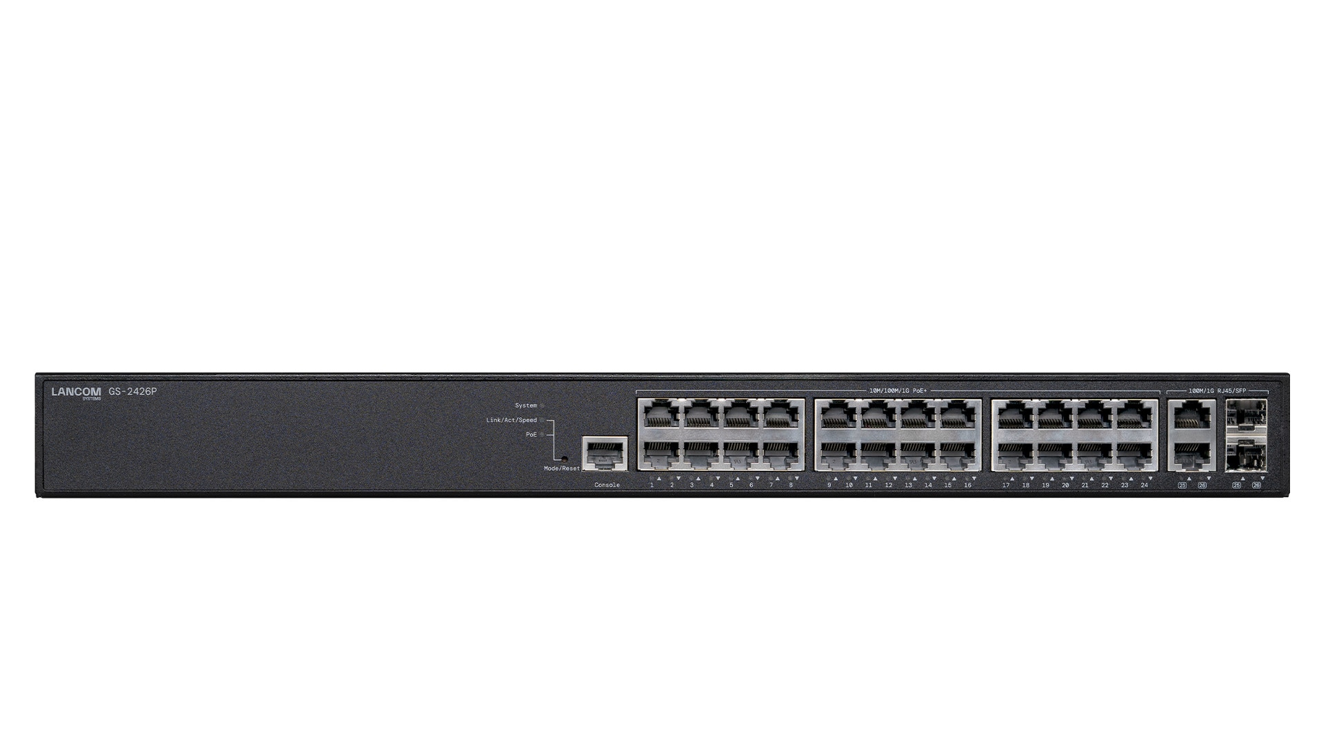 Rohde & Schwarz R&S LANCOM GS-2426P Gigabit Managed Switch, 24x RJ-45, 2x SFP 61670