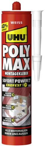 UHU Poly Max 10 SEK Sofort Power Montagekleber 47230 440g