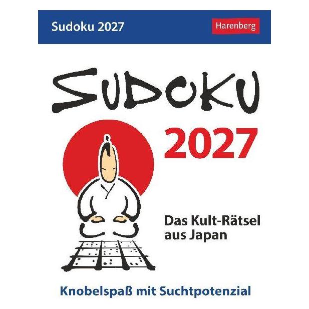Harenberg Sudoku Tagesabreisskalender 2027 - Das Kult-Rätsel aus Japan (66784602)