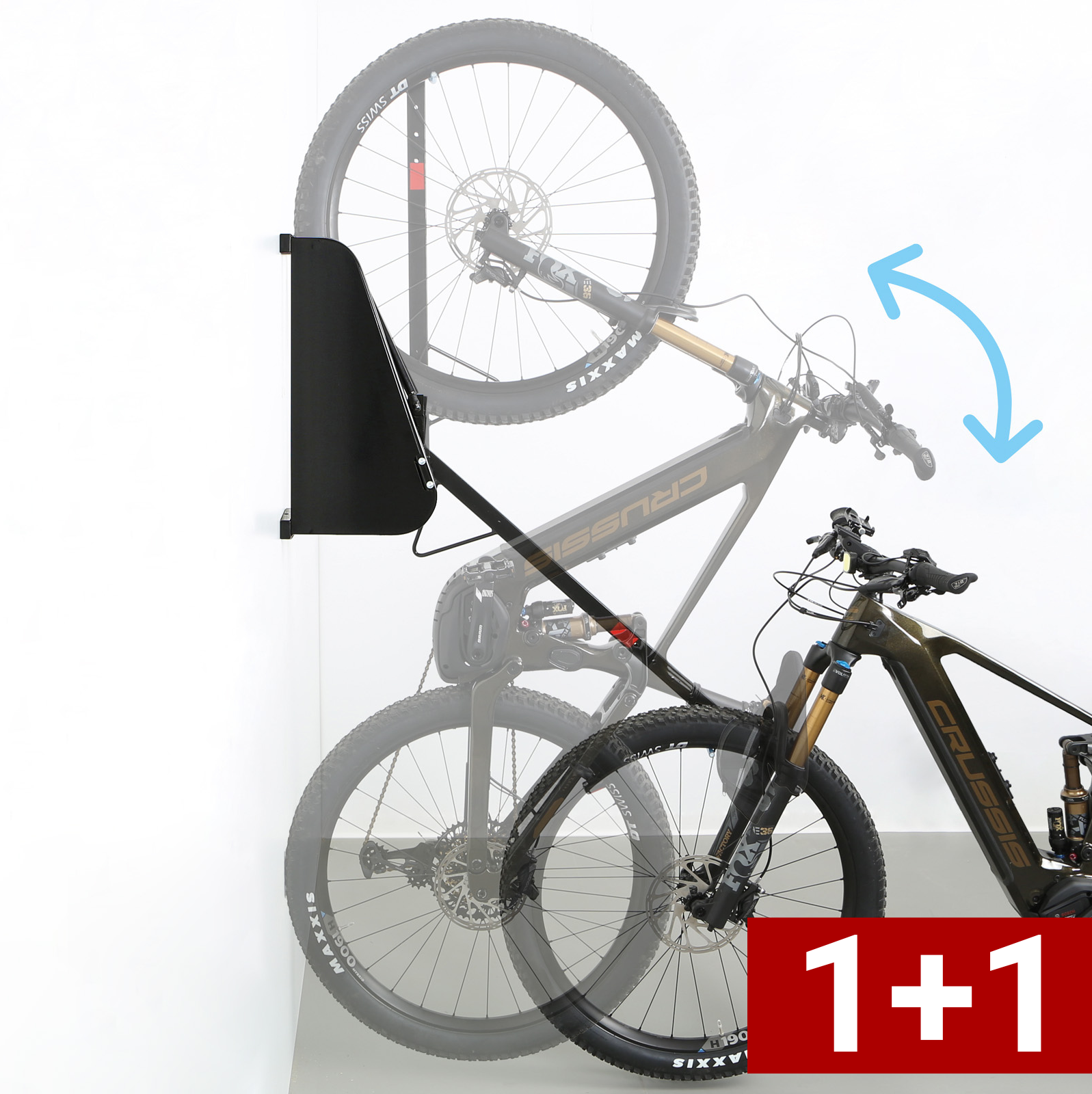 B2B Partner Halter für E-Bikes zum einfachen Anheben 1+1 GRATIS, mit seitlicher Verblechung