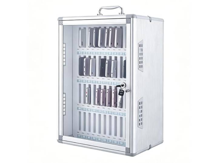 Whsmke Handy-Schließfach Mit Schloss, Telefon-Aufbewahrungsschrank Für Die Fabrikschule, Handy-Organizer-Rack, Sicheres Aufbewahrungsfach(48-Slot)