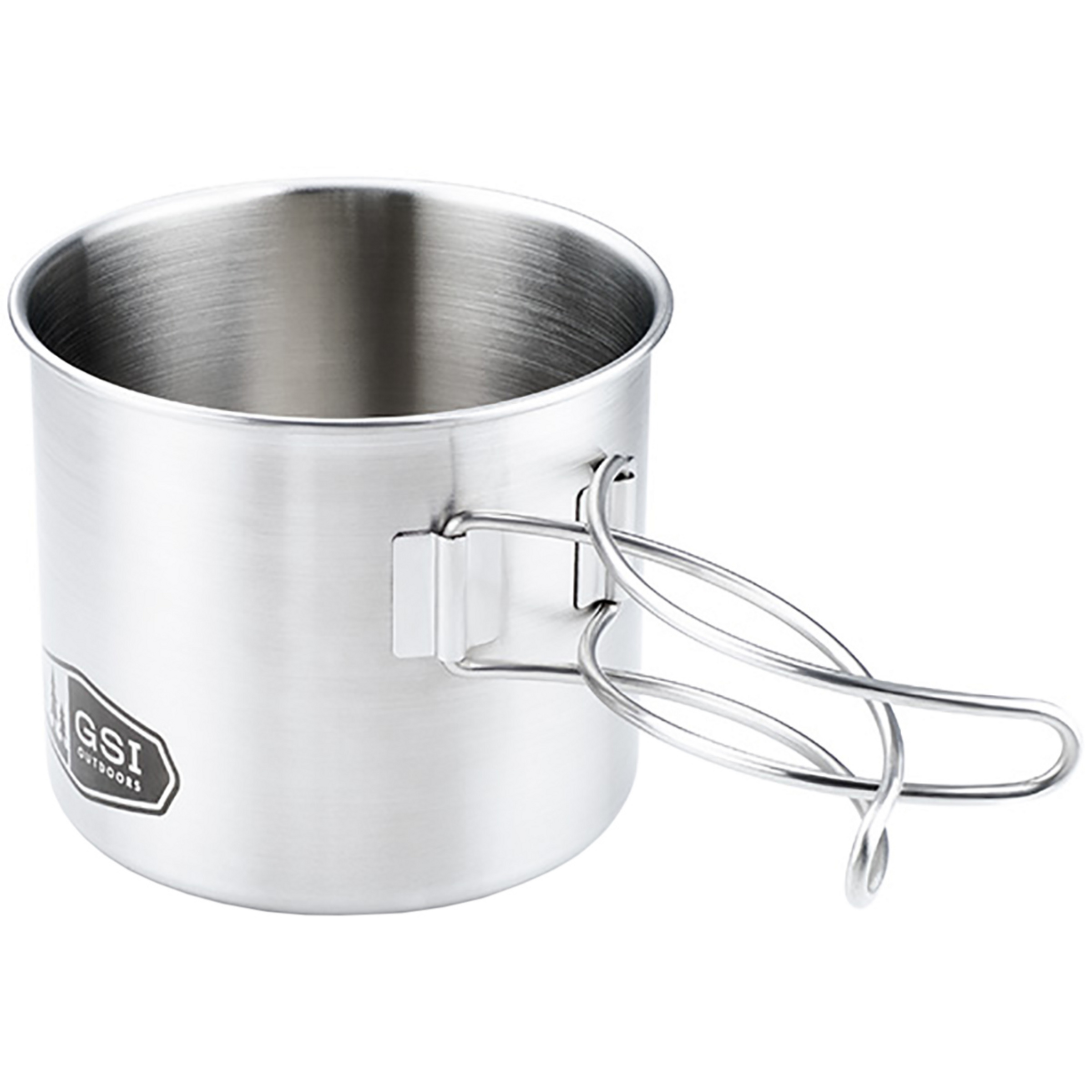 GSI Glacier Stainless Trinkbecher Campinggeschirr silber Größe 0.5L