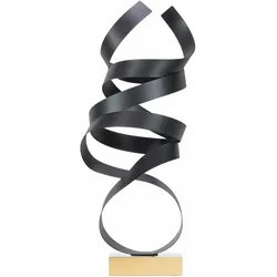 METALLSKULPTUR Schwarz 35/80 cm