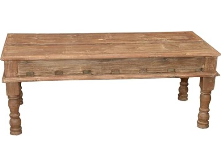 GURU SHOP Kaffeetisch, Beistelltisch, Couchtisch mit Verzierungen, Modell 2