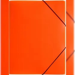 Pagna Gummizugmappe Lucy Colours Trend A3 PP mit 3 Klappen transluzent orange