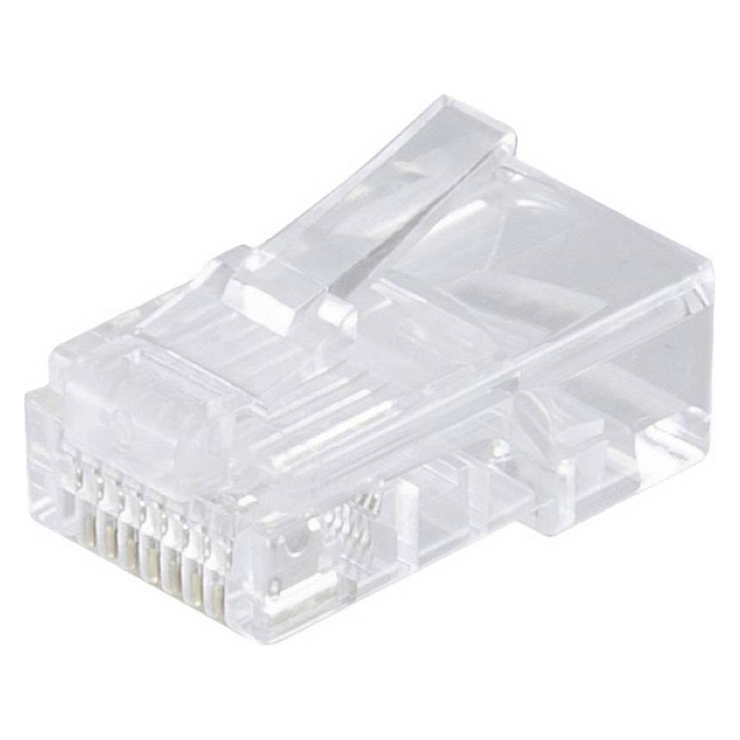 Shiverpeaks BASIC-S Modular-Stecker RJ45, ungeschirmt 8-polig, 8 Kontakte belegt, vergoldete Kontakte, im (BS72051-10)