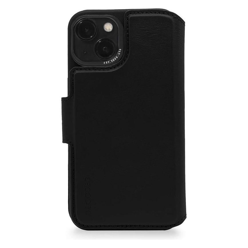Decoded Leather Detachable Wallet (Apple iPhone 14) (D23IPO14DW5BK)