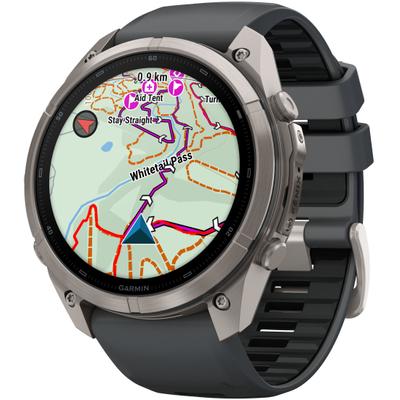 GARMIN Smartwatch "Fenix 9 Pro inReach", schwarz (graphit, titan), 51mm, ohne eSIM, Smartwatches, Smartwatch
