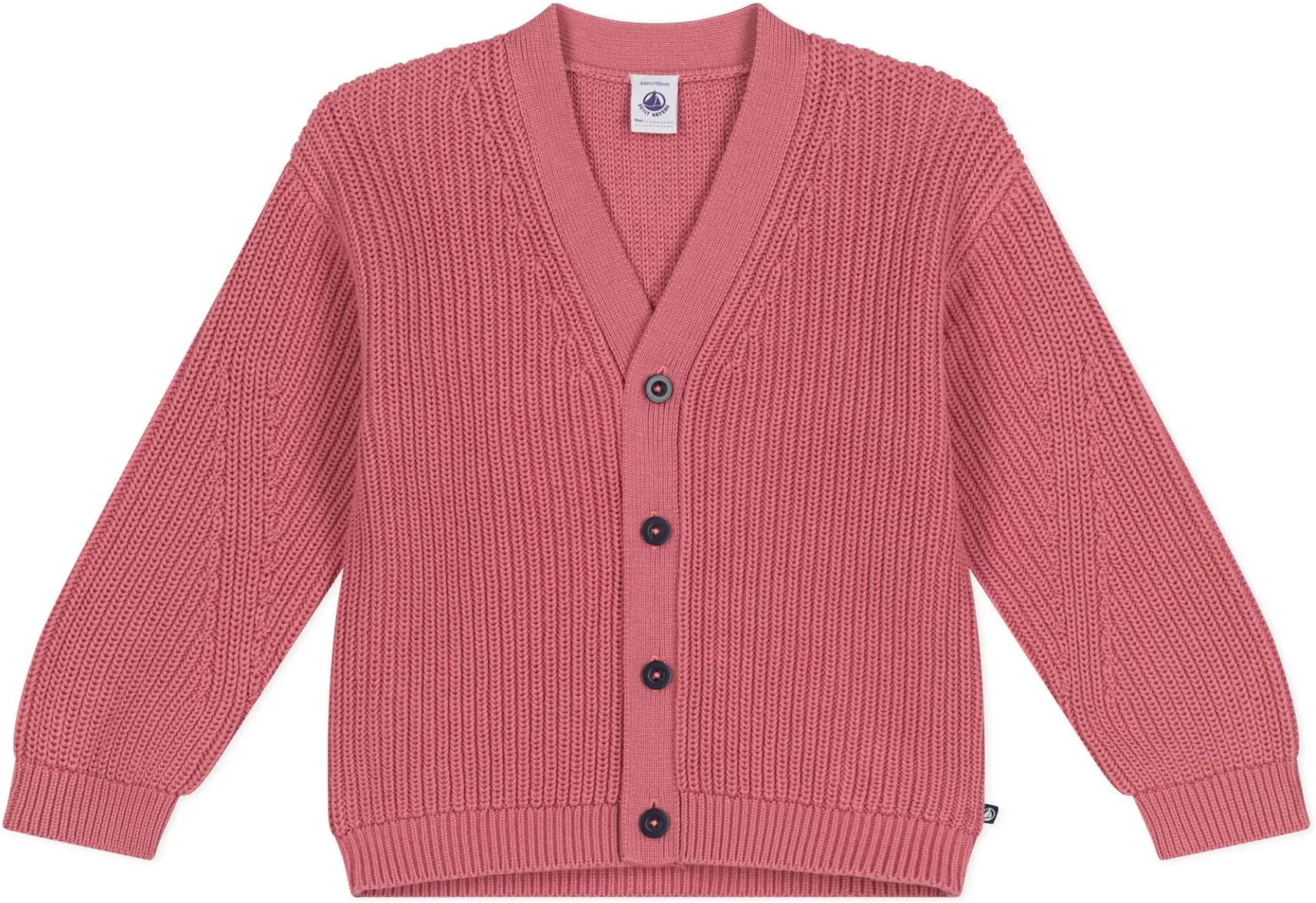 Petit Bateau Cardigan Uni Rose 3 ans