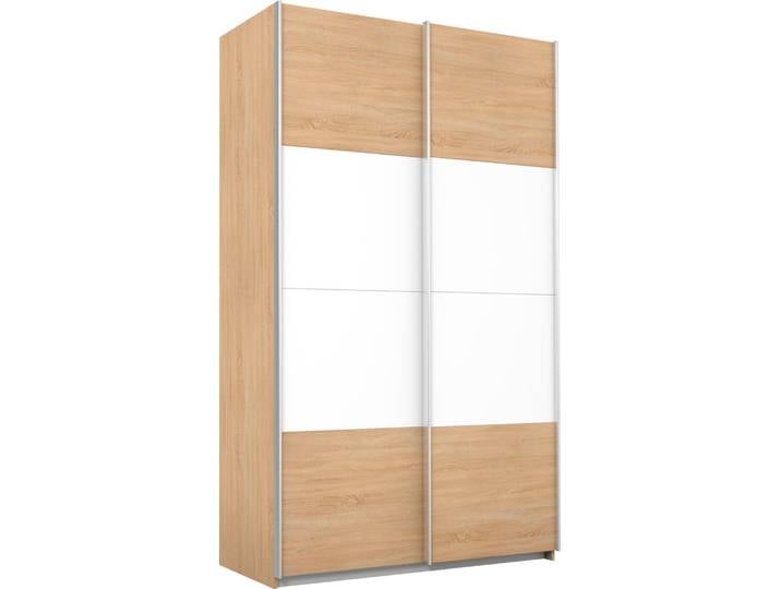 rauch Quadra Kleiderschrank Schrank Gaderobe mit Möglichkeit zur individuellen Frontgestaltung, leichtgängige Türen