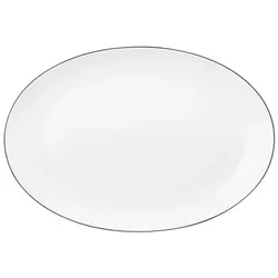 Seltmann Platte Lido 35,1 x 24,2 cm Porzellan Schwarz