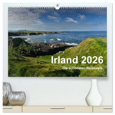 Irland 2026 - Die schönsten Reiseziele (hochwertiger Premium Wandkalender 2026 DIN A2 quer), Kunstdruck in Hochglanz