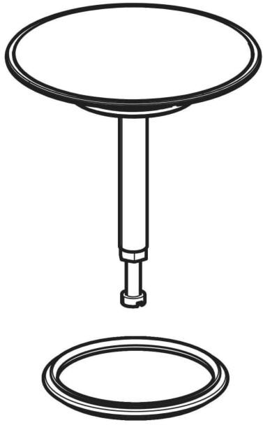 Geberit 245435141 mattschwarz