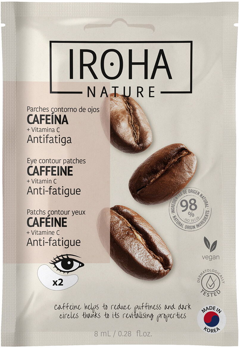 8ml IROHA nature Eye Pads Caffeine Anti-fatigue (1 Paar)