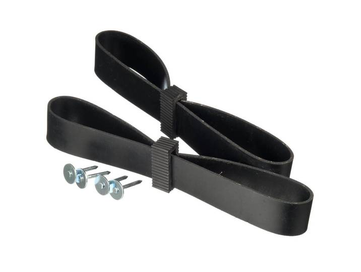 Nature rubber canvas boomband 2 stuks