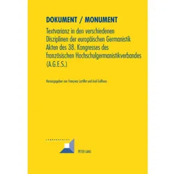 Dokument / Monument, Fachbücher