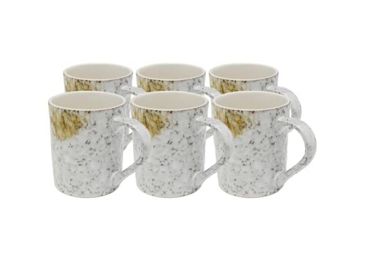 Kare Design Gele Biscotti mokken set van 6