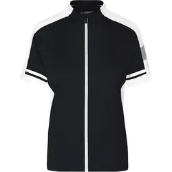 James & Nicholson Damen Rad Shirt mit Zip T-Shirt JN453 black M
