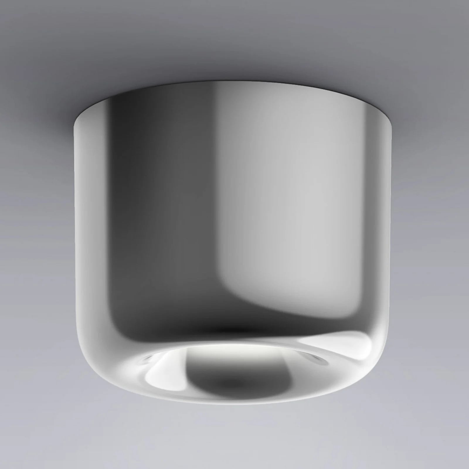 Serien Lighting Cavity LED Plafondlamp S Aluminium Rond