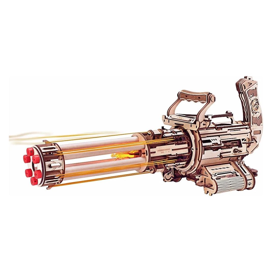 Robotime Bausatz Rotating-Barrel Machine Gun (LQA01)