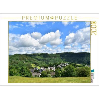 CALVENDO Puzzle Lebenswertes Dedenborn - Erholung im Nationalpark Eifel | 2000 Teile Lege-Größe 90x67cm Foto-Puzzle für glückliche Stunden