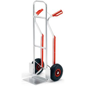 Rollcart Sackkarre Alu-Kufenkarre, 21-9153, pannensichere Bereifung, Tragkraft 150kg