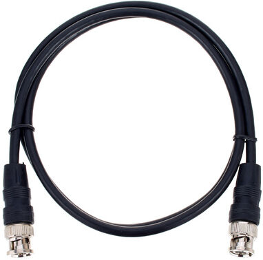 pro snake BNC Cable 50 Ohm 1,0m Noir