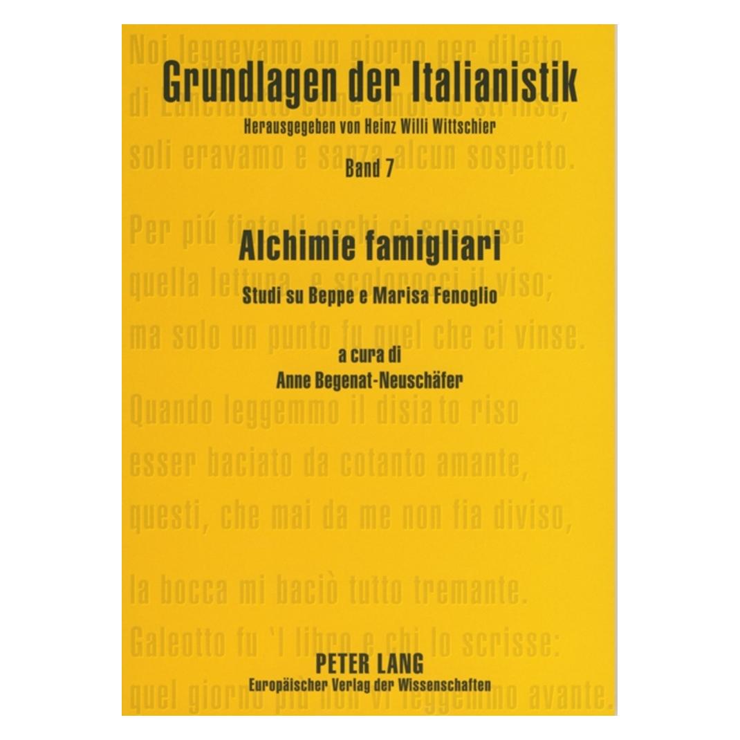 Peter Lang Alchimie famigliari (Italienisch, Softcover) (56031675)