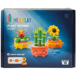 TM Toys Hey Clay Pflanzen 15 Dosen, d/e