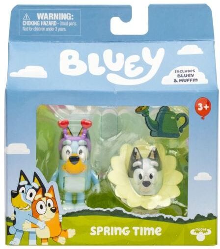 Bluey - Figure 2 Pack by Moose Toys, 2.5-3 inches tall, for Kids