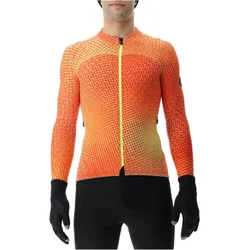 UYN Cross Country Spectre langarm Ski-Langläufer Shirt Herren orange ginger S