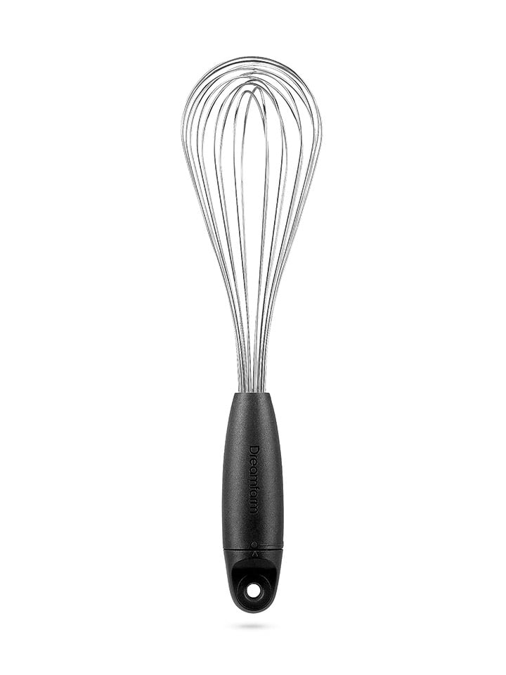 Dreamfarm Schneebesen ''Flisk'' in Schwarz - (L)29,5 cm - onesize