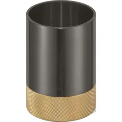 Club Badbecher dunkles Metall matte - gold