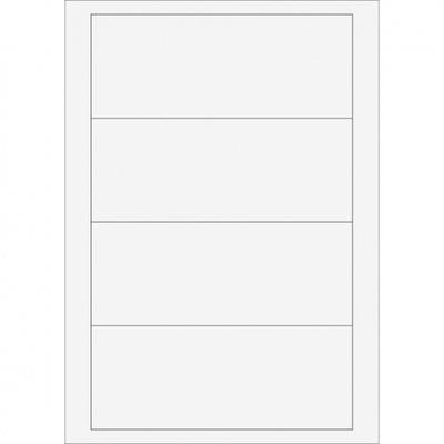 Schild I Beschriftungsetiketten, für Türbeschilderungsserie Silver, 180x72mm, 40 Stück/VE