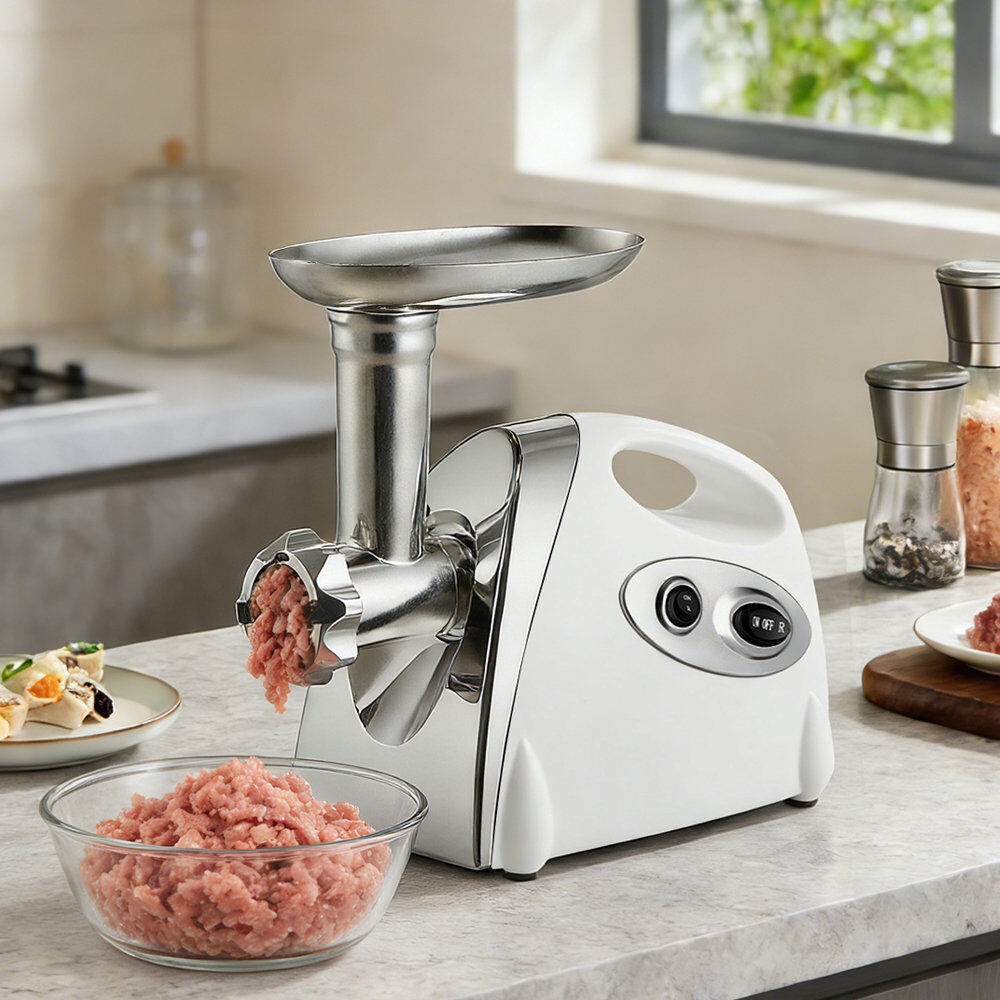 Archie & Oscar Stainless Steel Electric Meat Grinder Silver 32cm H X 27cm W