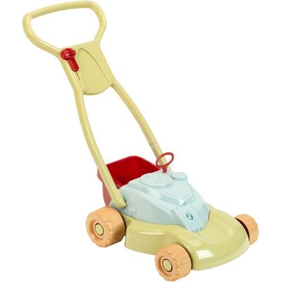 Kinder-Rasenmäher KLEIN "Little Foot, Rasenmäher mit Grasfang, aus Recyclingkunststoff", grün (grün, blau), Spielwerkzeug, KinderB:29,5cm H:60cm L:50cm, Made in Germany, B:29,5cm H:60cm L:50cm