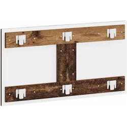 vidaXL, Bett Zubehör, Wandmontiertes Kopfteil ALKMAAR Altholz Holzwerkstoff (3 x 100 x 50 cm)