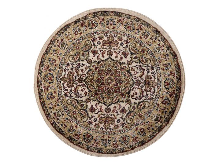Tapis Hamadan II Beige/Beige Ø 133cm Tissé à plat