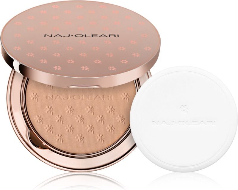 Naj Oleari Skin Caress Pressed Powder compact powder with mattifying effect shade 03 Sienna 9.5 g
