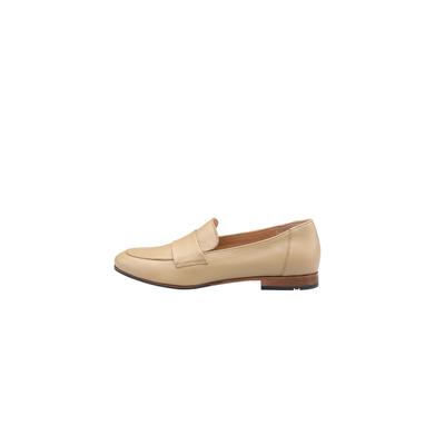 Slipper LLOYD "ROVIA 240", Damen, Gr. 6,5, atmungsaktiv, beige, Leder, unifarben, Schuhe Slipper, mit klassischem Design