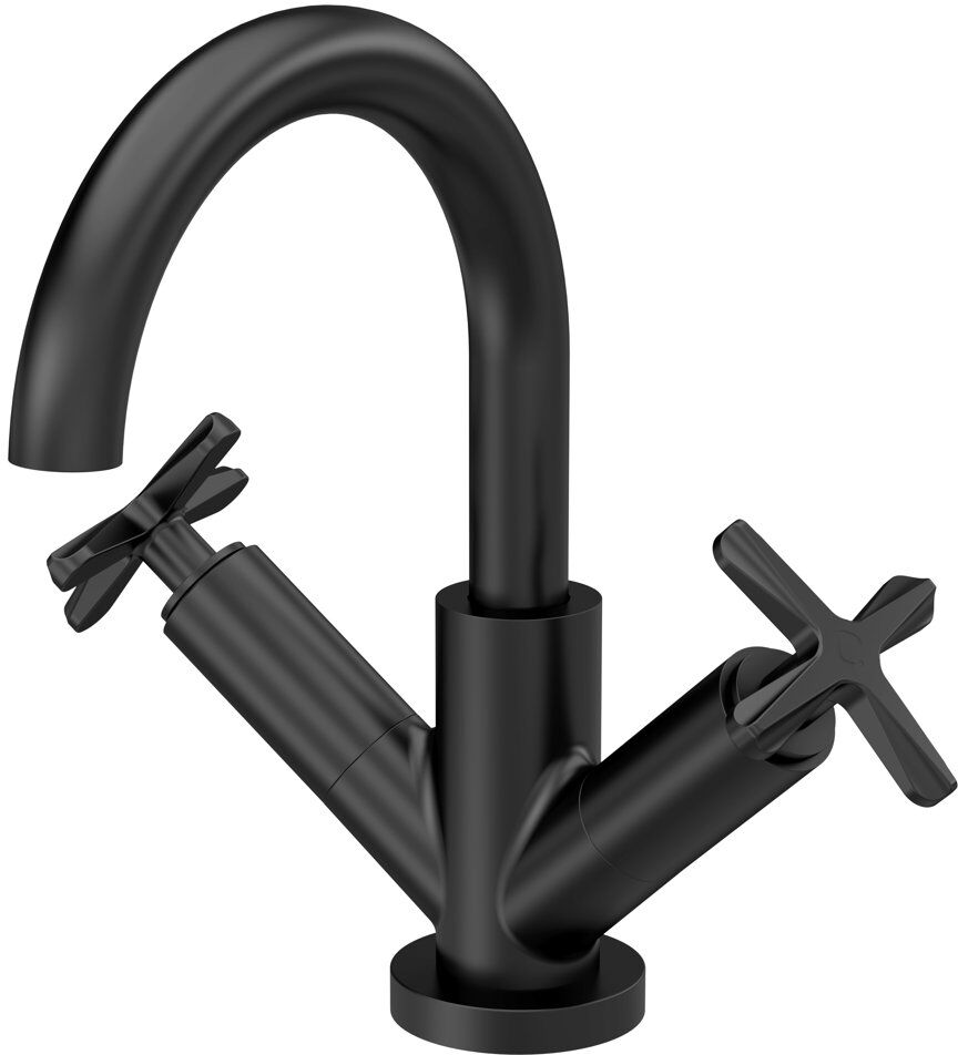 Nuie Mono Basin Mixer with Waste Matt Black 14cm