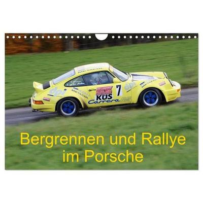 Bergrennen und Rallye im Porsche (Wandkalender 2027 DIN A4 quer), CALVENDO Monatskalender