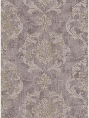 Seabrook Designs Octavius Chandelier Unpasted Wallpaper - 27 in. W x 27 ft. L